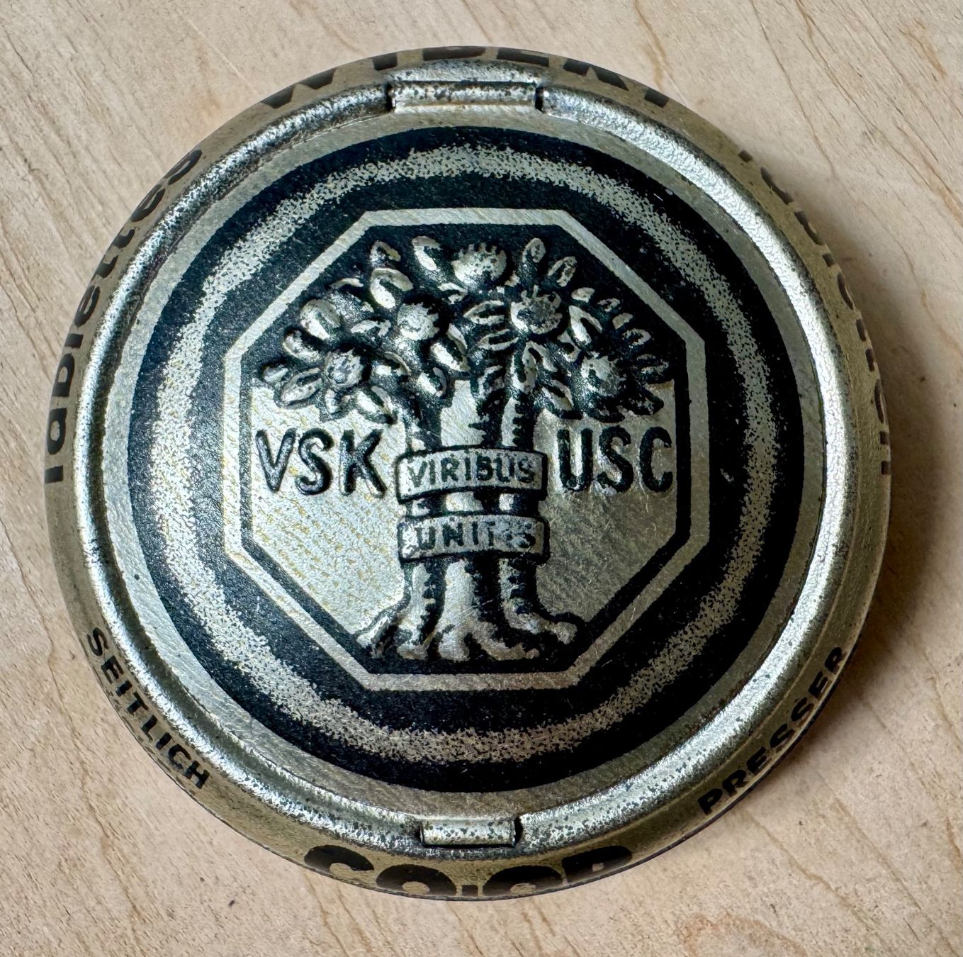 Dosen: VSK U.S.C. - COOP - WYBERT Tabletten- antike Blechdose – Gebraucht aus Rothrist von Luckywinner 8