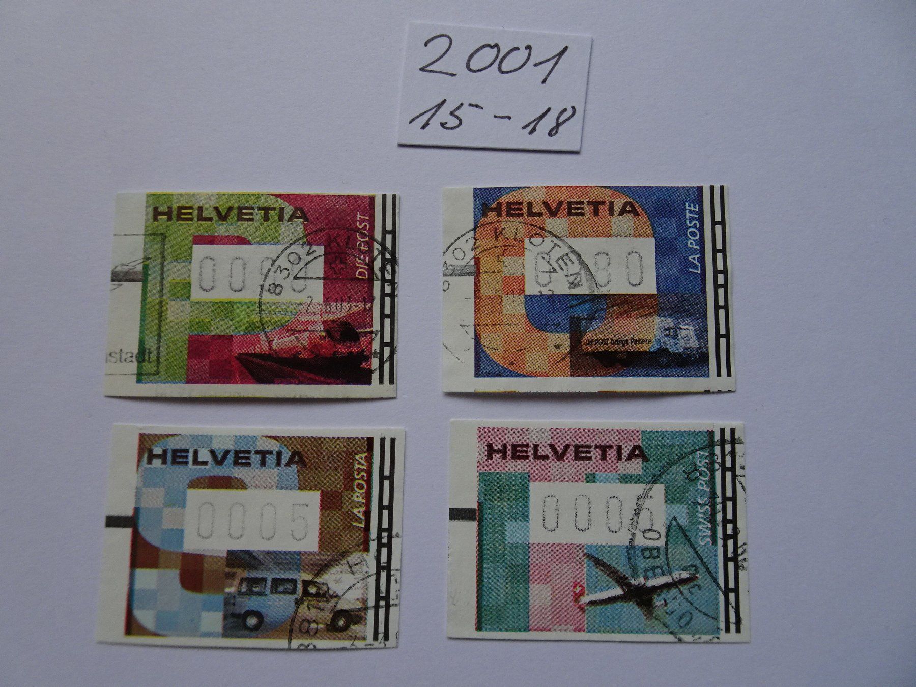 Tous les timbres: ATM-Typ 2001 – D'occasion à Aadorf par Chnorli-Furz
