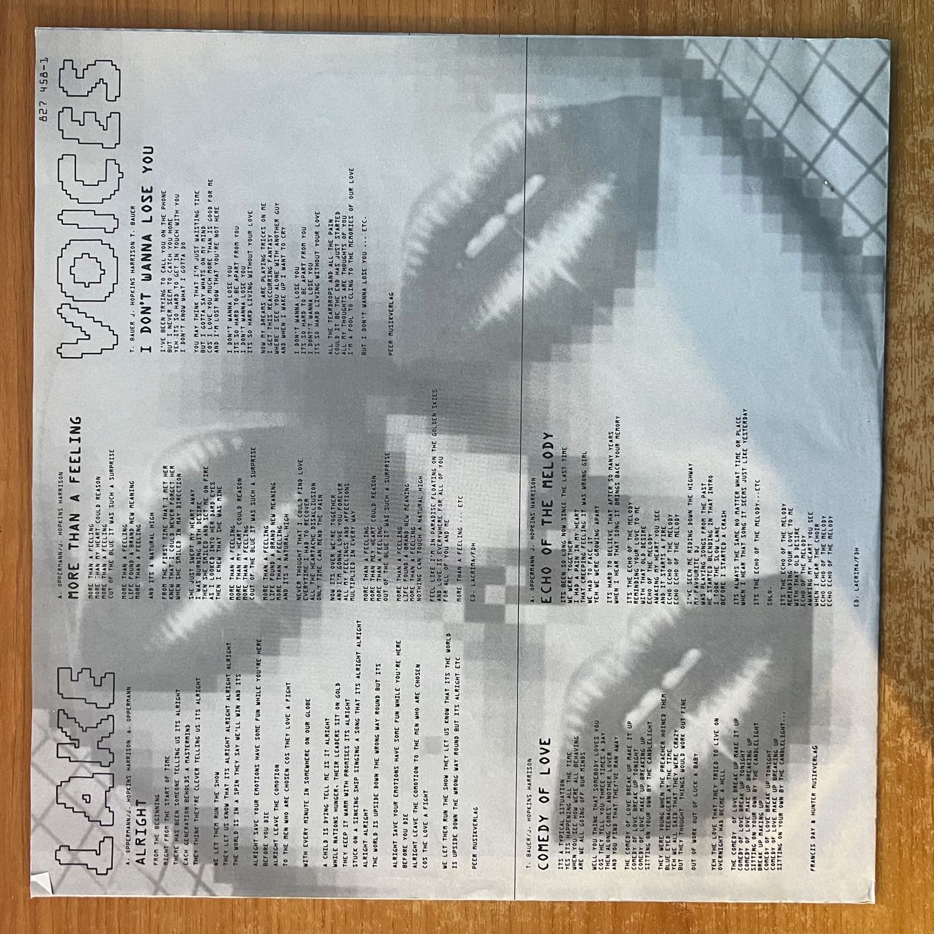 Dischi in vinile: Lake - Voices / 1. D-Press. 1985 – Usato da Gais venduto da soundcave57 2