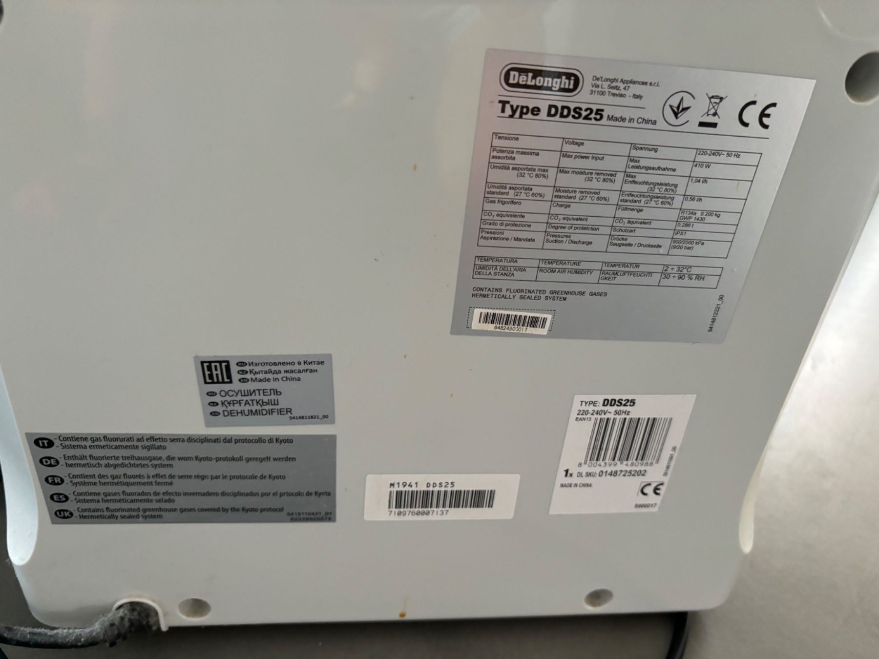 De'Longhi Luftentfeuchter: Déshumidificateur DeLonghi DDS25. Eviter des moisissures – Gebraucht aus Tannay von paraplu 2