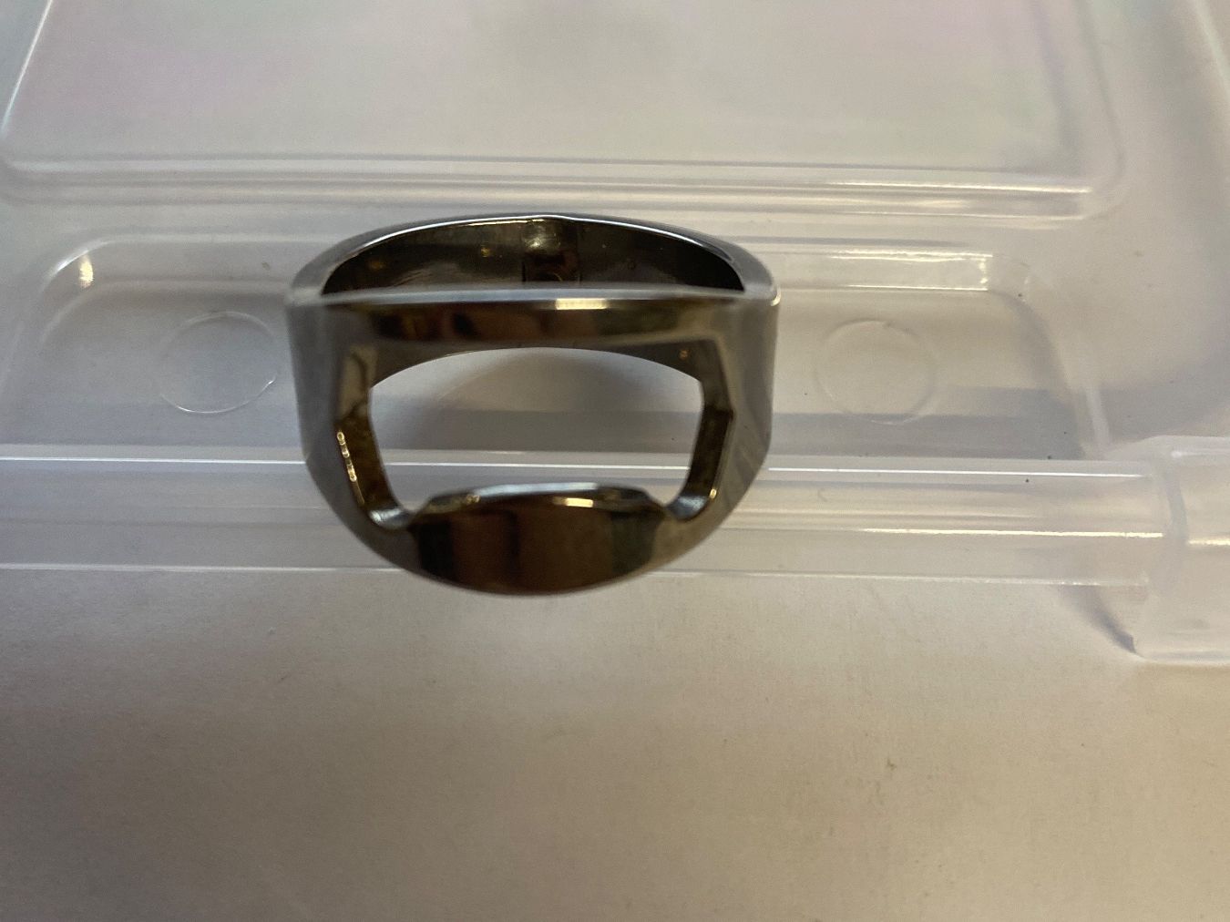Ringe: Bague décapsuleur acier inoxydable – Neu (gemäss Beschreibung) aus Le Brassus von cinema13