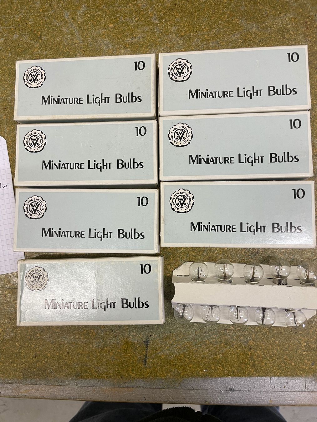 Lampade: Miniatur Light Blubs – Nuovo e nell'imballaggio originale da Adliswil venduto da Pfiff2204