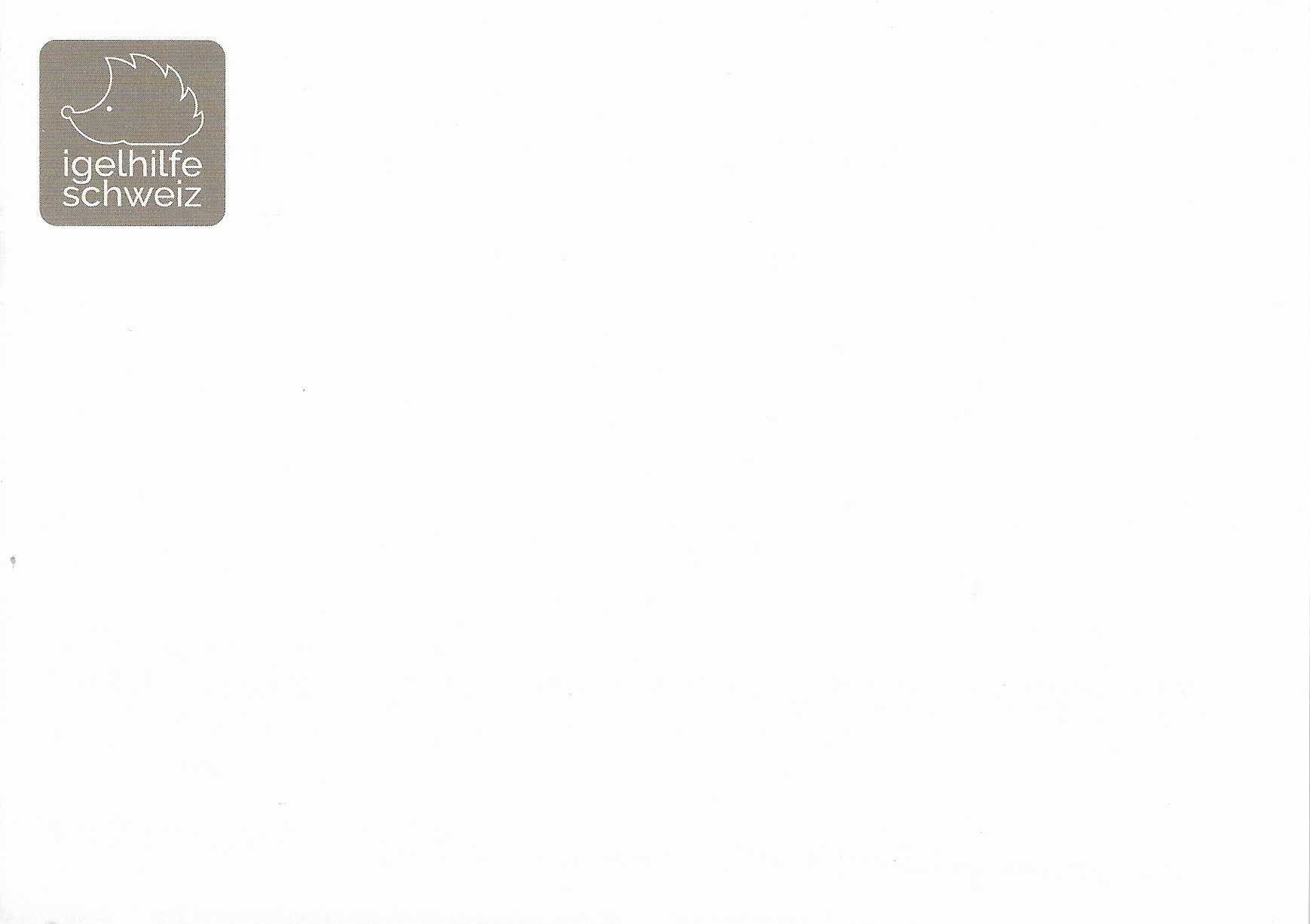 Ansichtskarten: Igelhilfe Schweiz – Neu (gemäss Beschreibung) aus Rothrist von Stranglehold 1