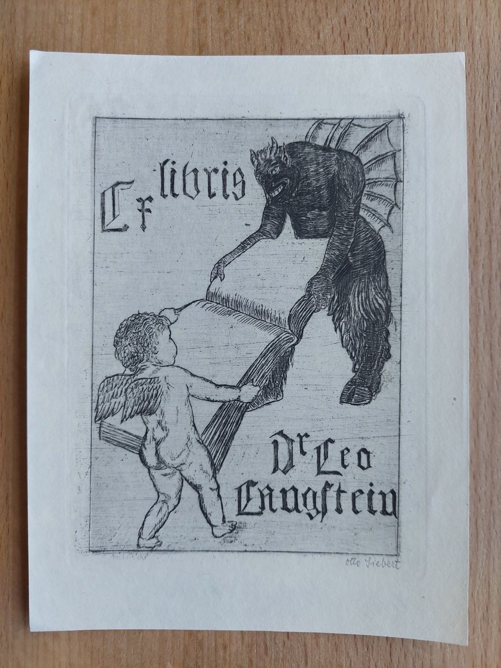 Dipinti: Exlibris Otto Siebert - Orig. Radierung – Usato da Obfelden venduto da Knauserig2026