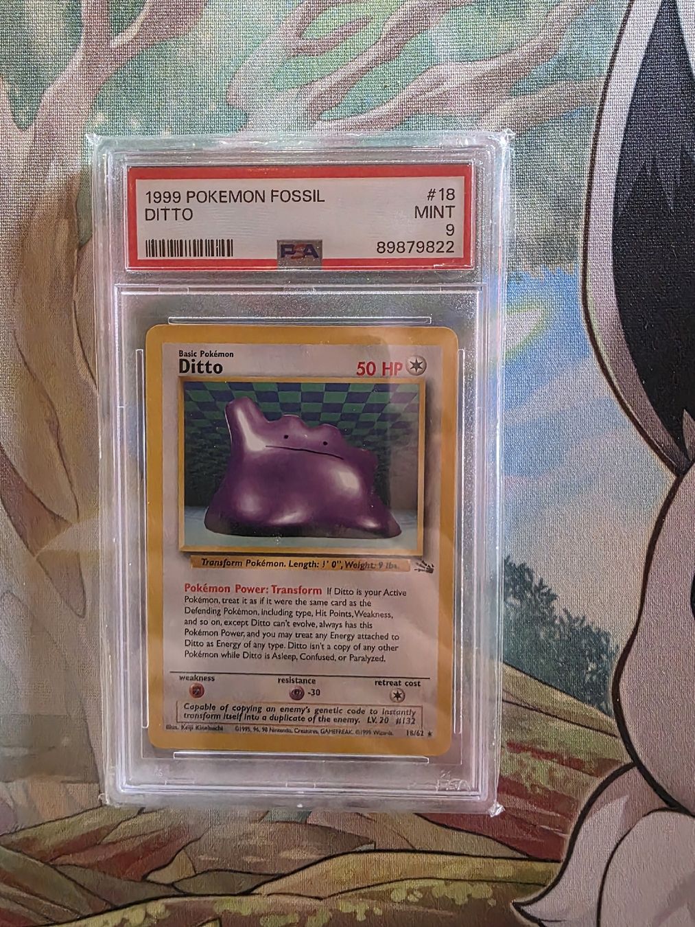 Pokémon Carte collezionabili: Ditto Fossil #18 PSA9! – Usato da Wohlen AG venduto da GreedyPkM