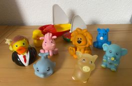 Badespass! Gummispielzeug-Set für Kinder
