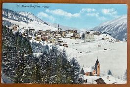 St. Moritz - Panorama winter 1914