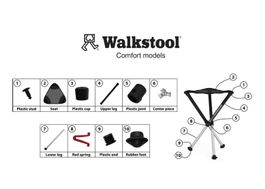 Gummifuss für Walkstool Comfort-Modelle