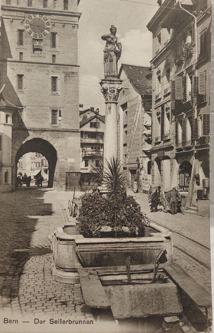 Cartes postales: BERN - Der Seilerbrunnen – D'occasion à Delémont par Domdom1