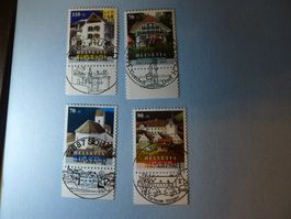 1997 Pro Patria ET Vollstempel ORT B255-258 Kulturgüter