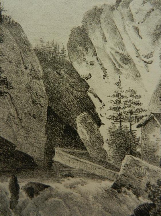 Gravures: Environs de la Chartreuse de Grenoble – D'occasion à Risch par Antikfee 8