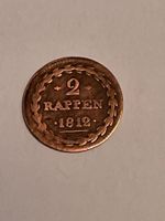 Münze 2 Rappen 1812 Canton Argau