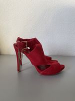 Sandalettes rouges High heels Frederica Bassi 38