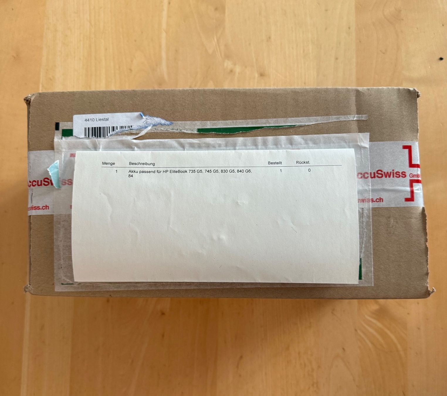 Hewlett Packard Batterie: Original verpackter HP EliteBook Akku – Usato da Hunzenschwil venduto da hof_rcg8 1