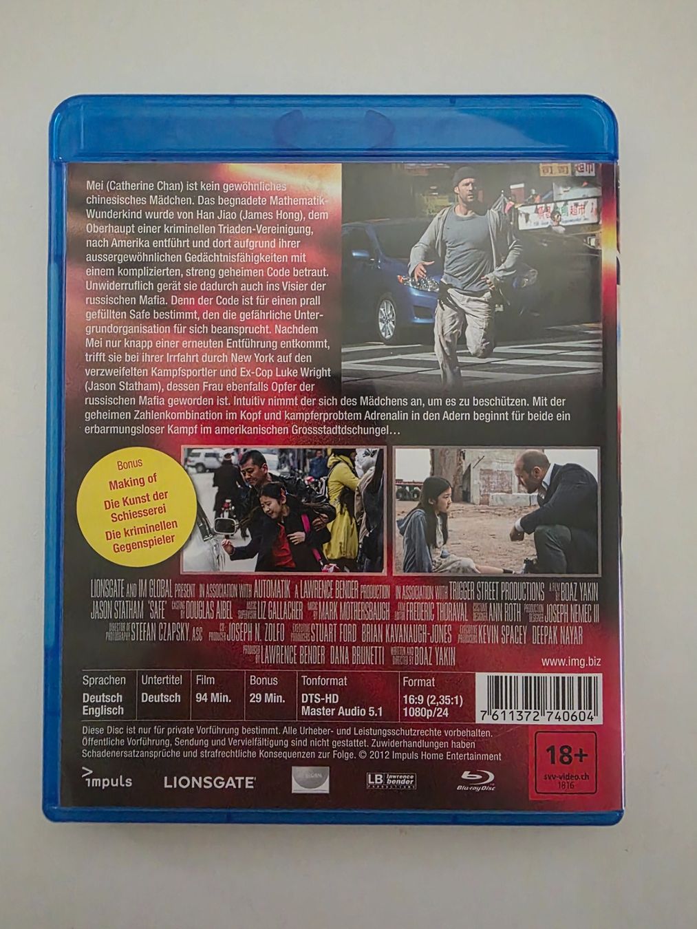 Tous les DVDs: Safe - Todsicher (Blu-ray) – D'occasion à Dübendorf par Neidhart 1