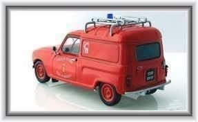 Renault Modellini d'auto: Renault 4 Fourgonnette "Sapeurs Pompiers D' Annonay 1963" – Nuovo e nell'imballaggio originale da Gerlafingen venduto da espero88 1