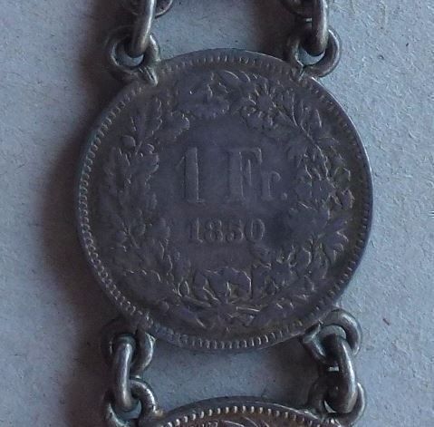 Catenine: Schweizer Münzkette ab 1850 – Usato da Walkringen venduto da Casablanca777 3