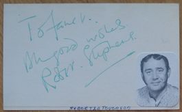 Robert Stevenson (1915-1975) Schauspieler - Autogramm