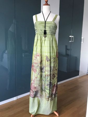 100% Seide Kleid 36S nie tragen