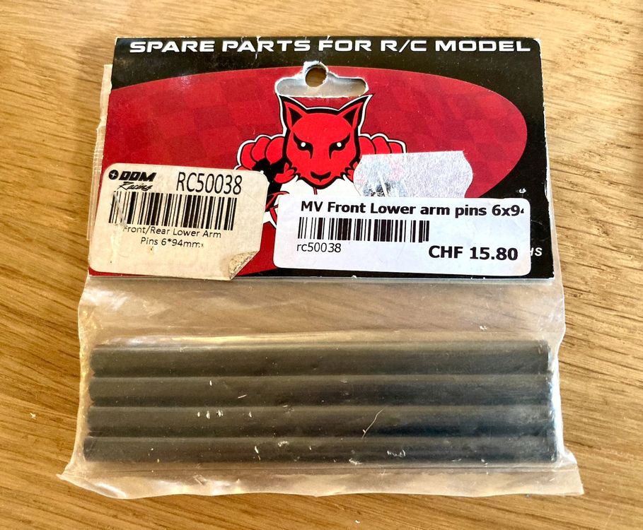 50038 HSP Front / Rear Lower Arm Pins 6x94mm 1/5 Scale | Kaufen auf Ricardo