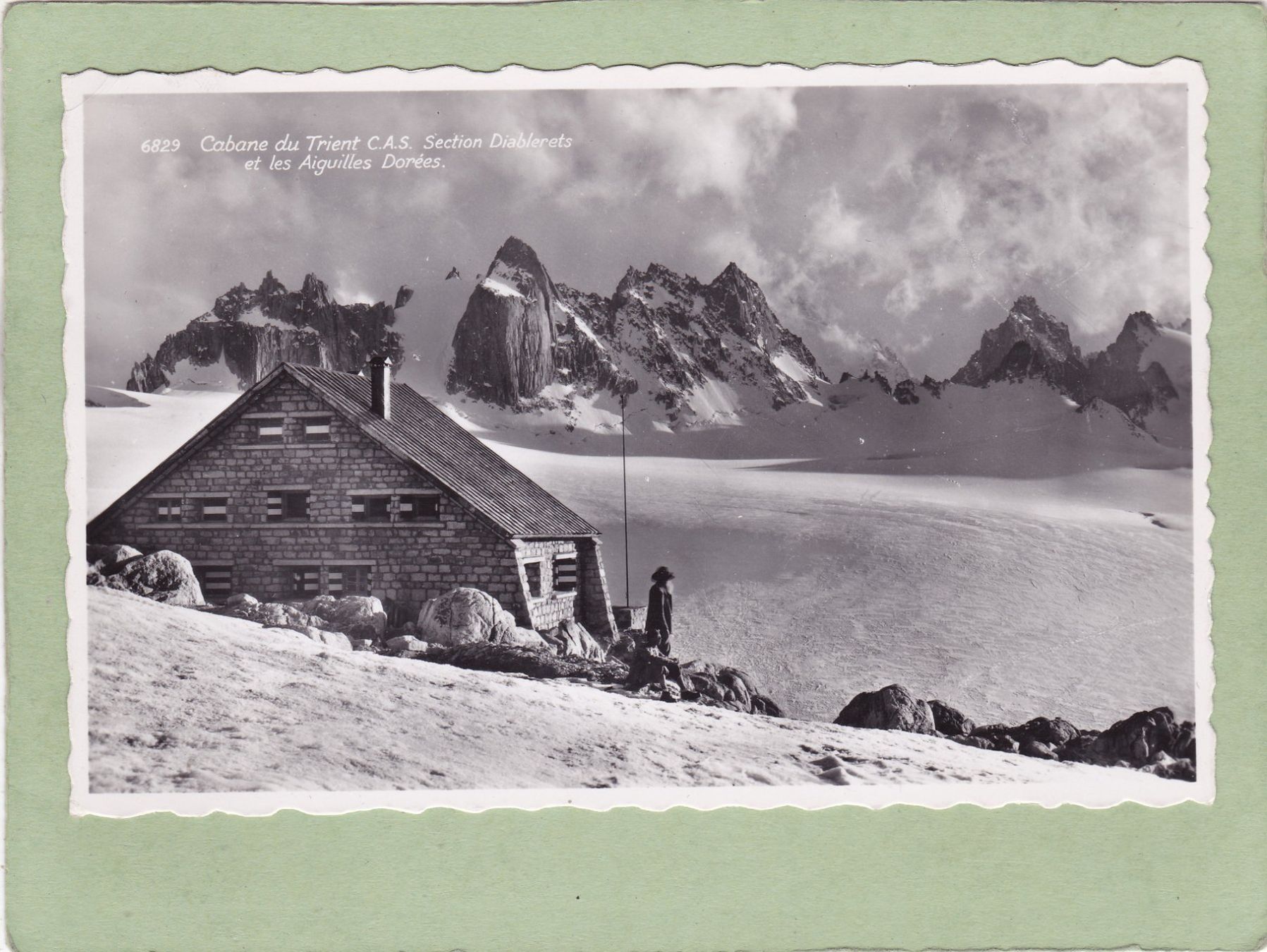 Ansichtskarten: Cabane du Trient 1945 – Gebraucht aus Herisau von Lisegrat2008