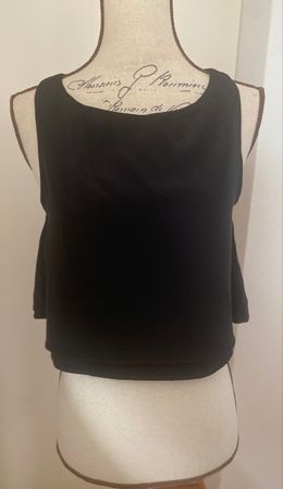 Top coton/soie satiné, taille 34, parfait pour l'été!