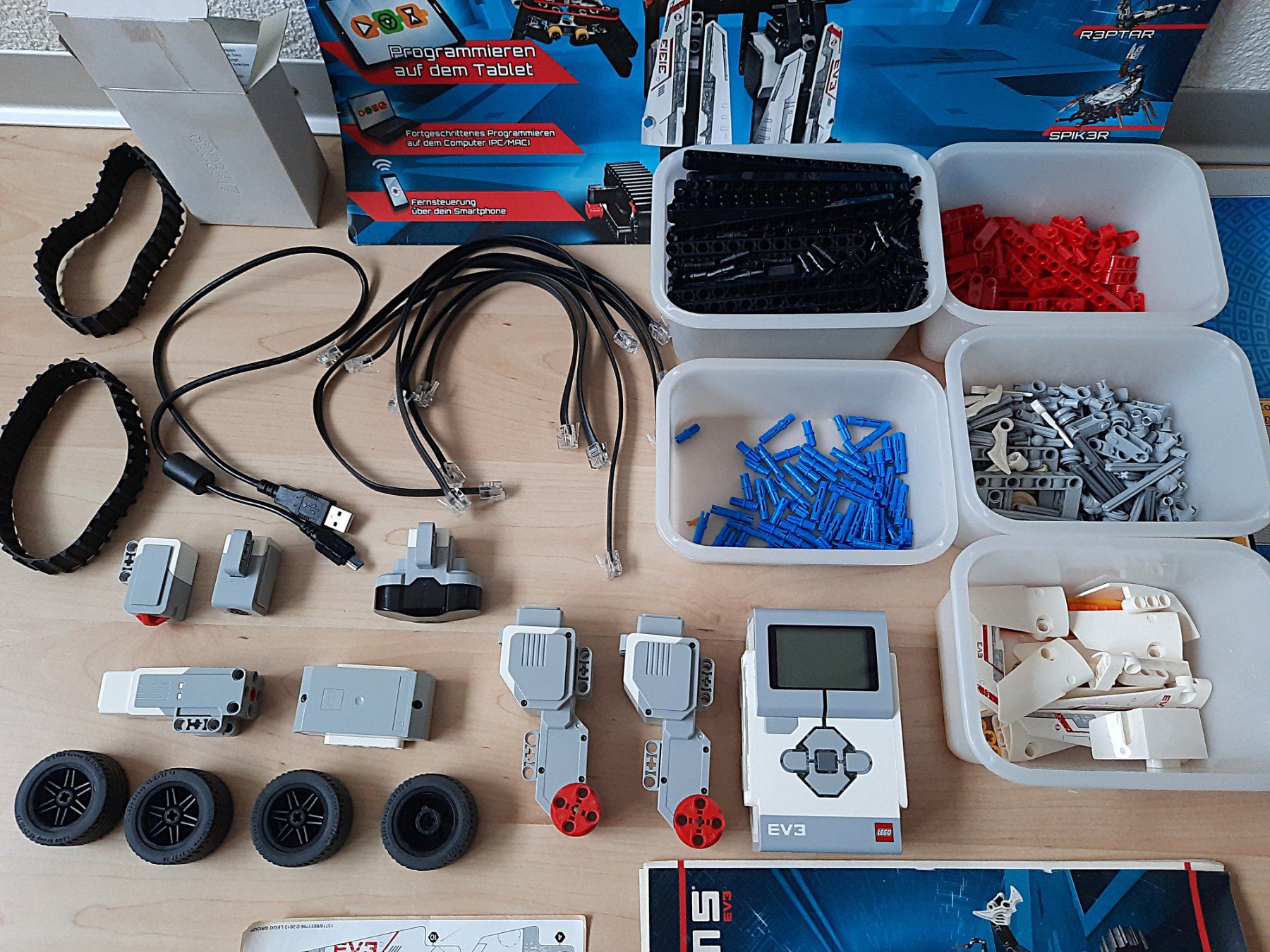 Lego Giocattoli: Lego Mindstorms EV3 31313 Roboter+BA+2 Bücher *Funktioniert – Usato da Burgdorf venduto da annalisi 2