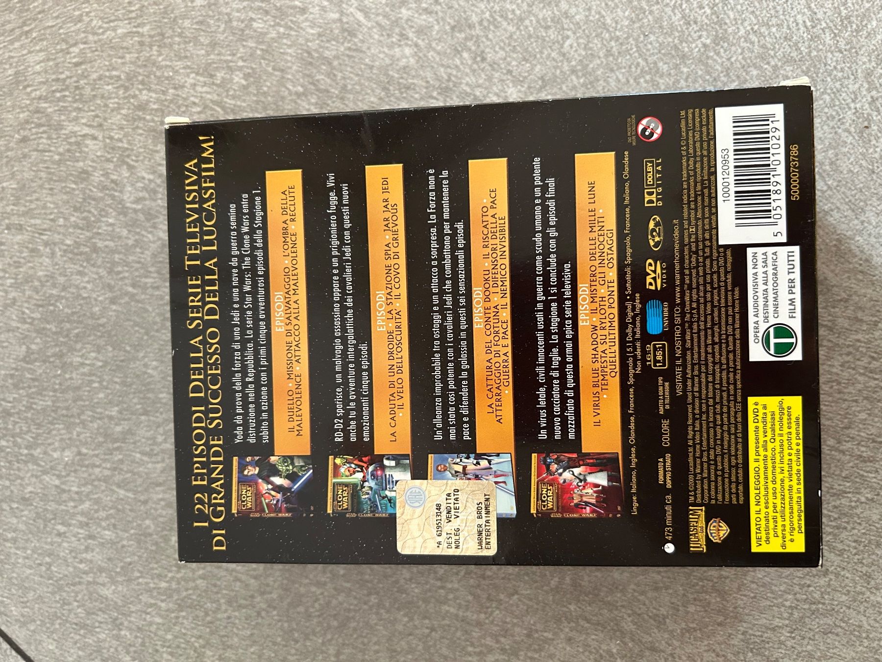 Tutti i DVDs: Clone WARS 4 DVD - 1 Stagione – Nuovo (secondo la descrizione) da Arbedo venduto da nadia1973 2