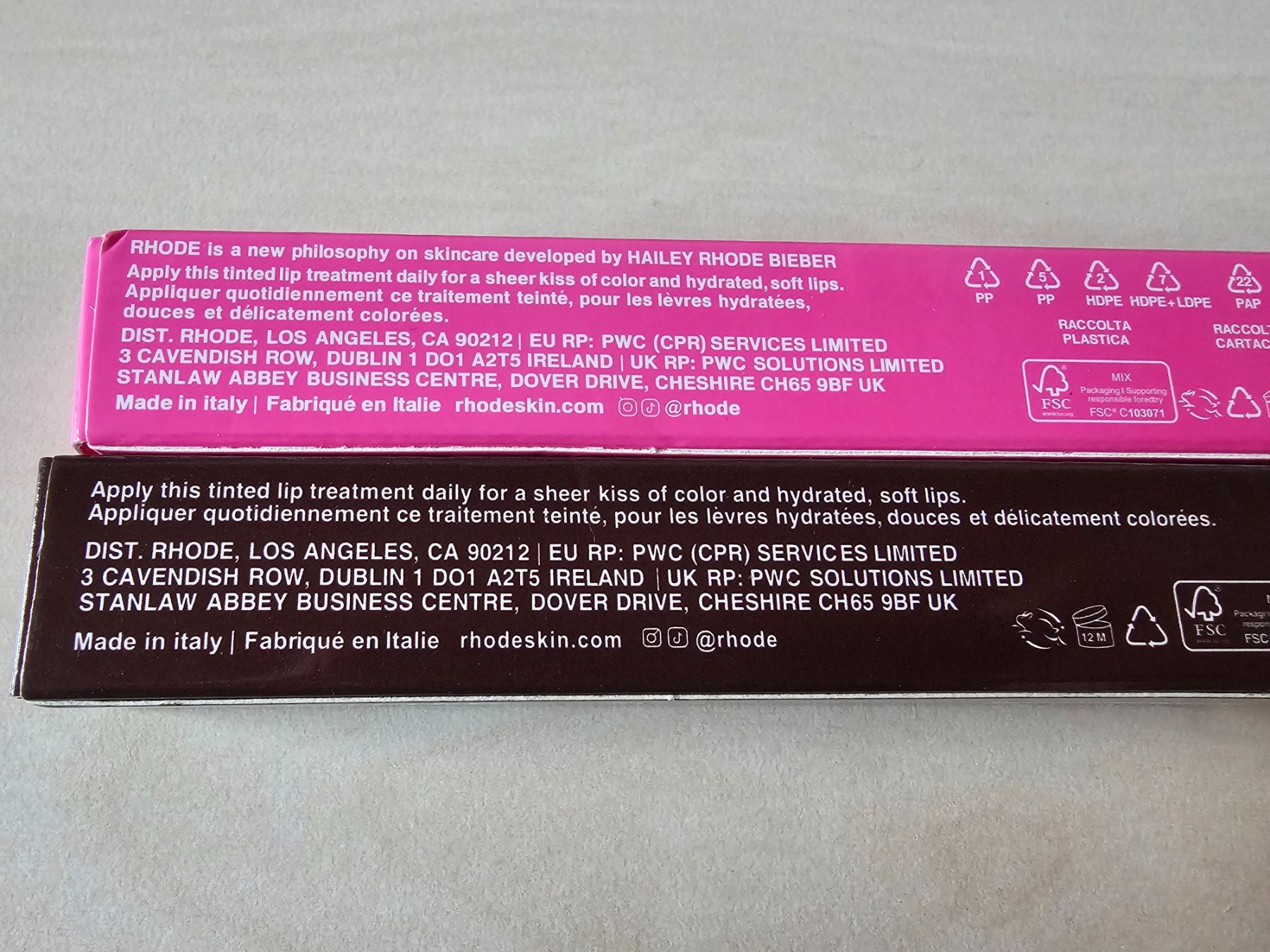 Make-up: 2 Rhode Peptide Lip Tints Espresso und Shortcake – Neu (gemäss Beschreibung) aus Balterswil von Dikdik1992 1