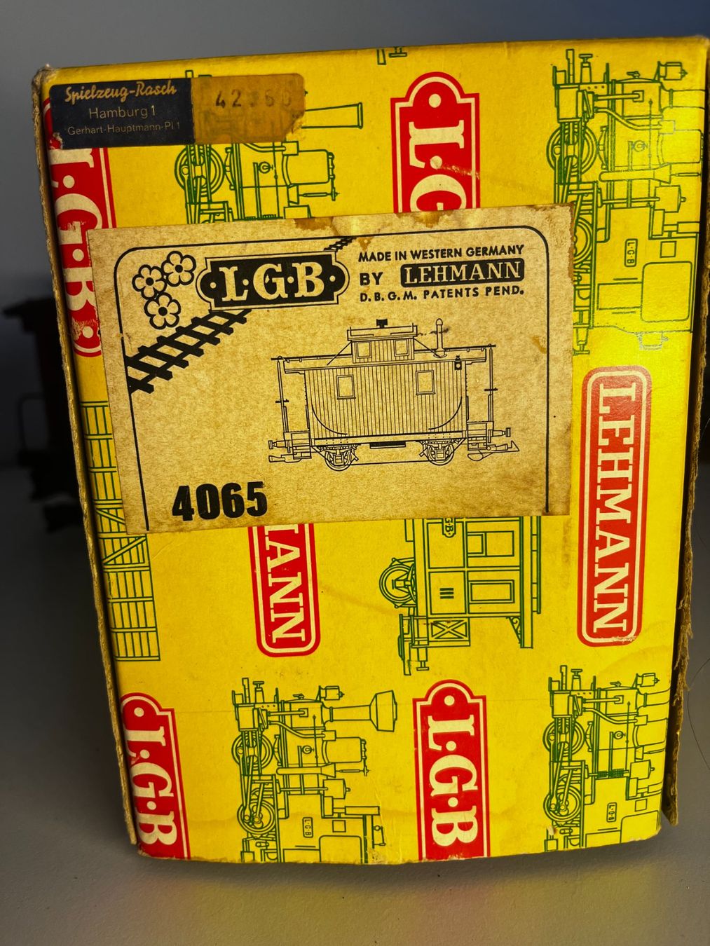 LGB Modellini di ferrovie: Lgb 4065 Caboose "4065" Rot – Nuovo e nell'imballaggio originale da Pfeffingen venduto da EdwinD01 3