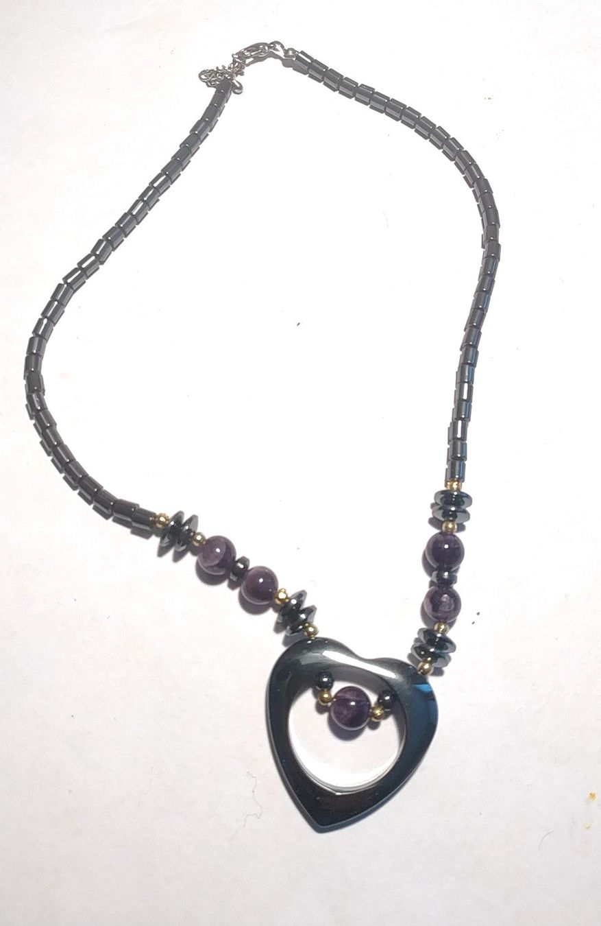 Catenine: Hämatit Herz Kette 42cm – Nuovo e nell'imballaggio originale da Münchenbuchsee venduto da Daniel0133