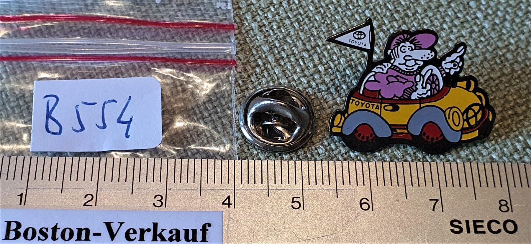 Spille: B554 - Pin Toyota Autoscooter Butschauto – Usato da Reinach BL venduto da Boston-Verkauf 2