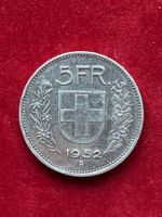 5 Francs 1952 Bern - Sehr Schön+ / Très Beau+