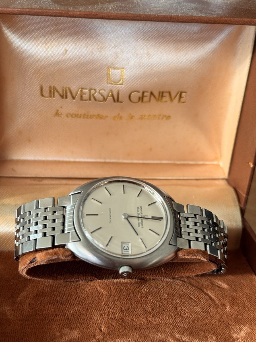 Universal Genève Uhren: Universal Genève White Shadow Date - Vintage – Gebraucht aus Grand-Lancy von flombaba 2