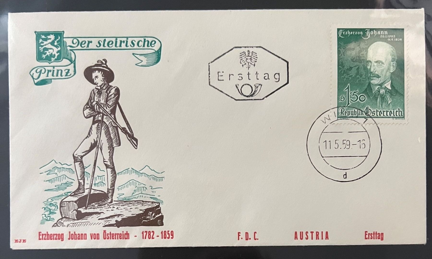 Tutti i francobolli: Österreich Steirischer Prinz 1959 – Usato da Rotkreuz venduto da Parcore