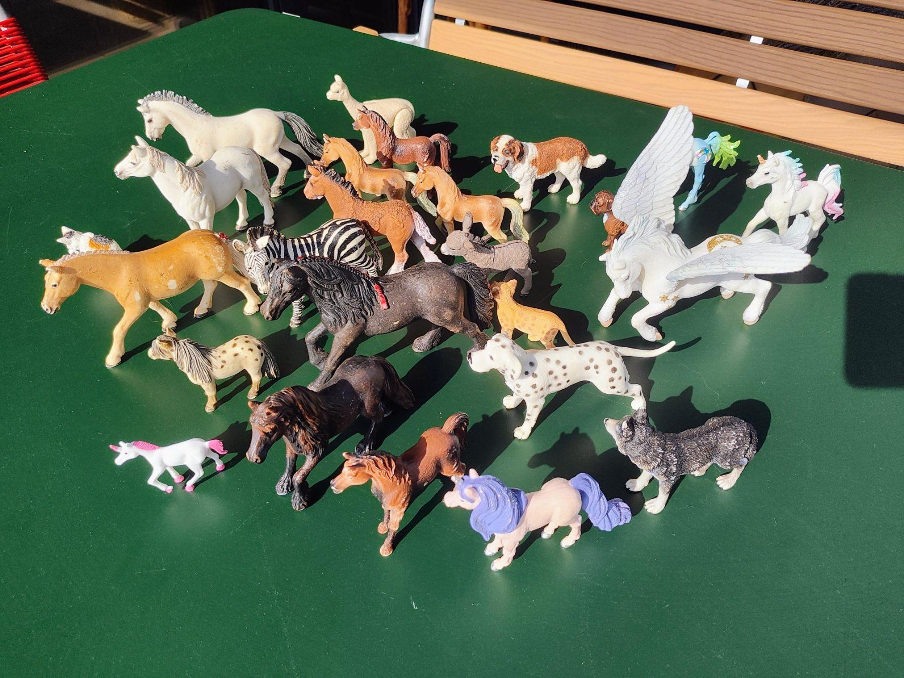 Schleich Giocattoli: Schleich Spielzeugfiguren (ca. 20 Stk.) – Usato da Obfelden venduto da Stepanitschew