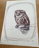 Litografie von Fritz Hug, nummeriert und handsigniert