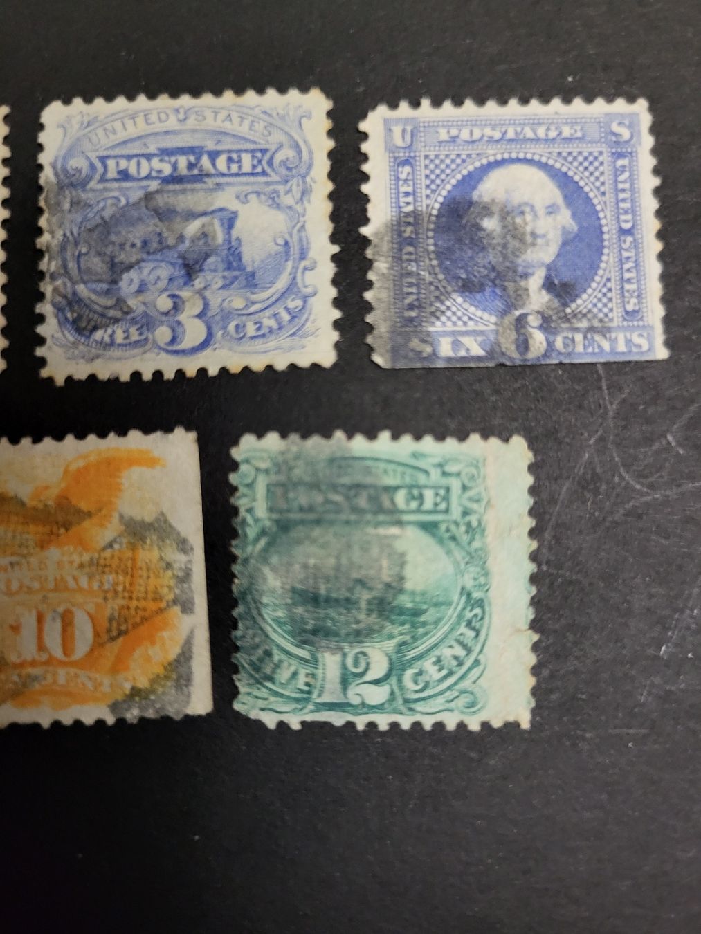 Tutti i francobolli: 1869, USA  -   Nr. 30 - 34 – Usato da stäfa venduto da brandy66 3