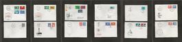 Schweiz 12 FDC 1959 bis 1967