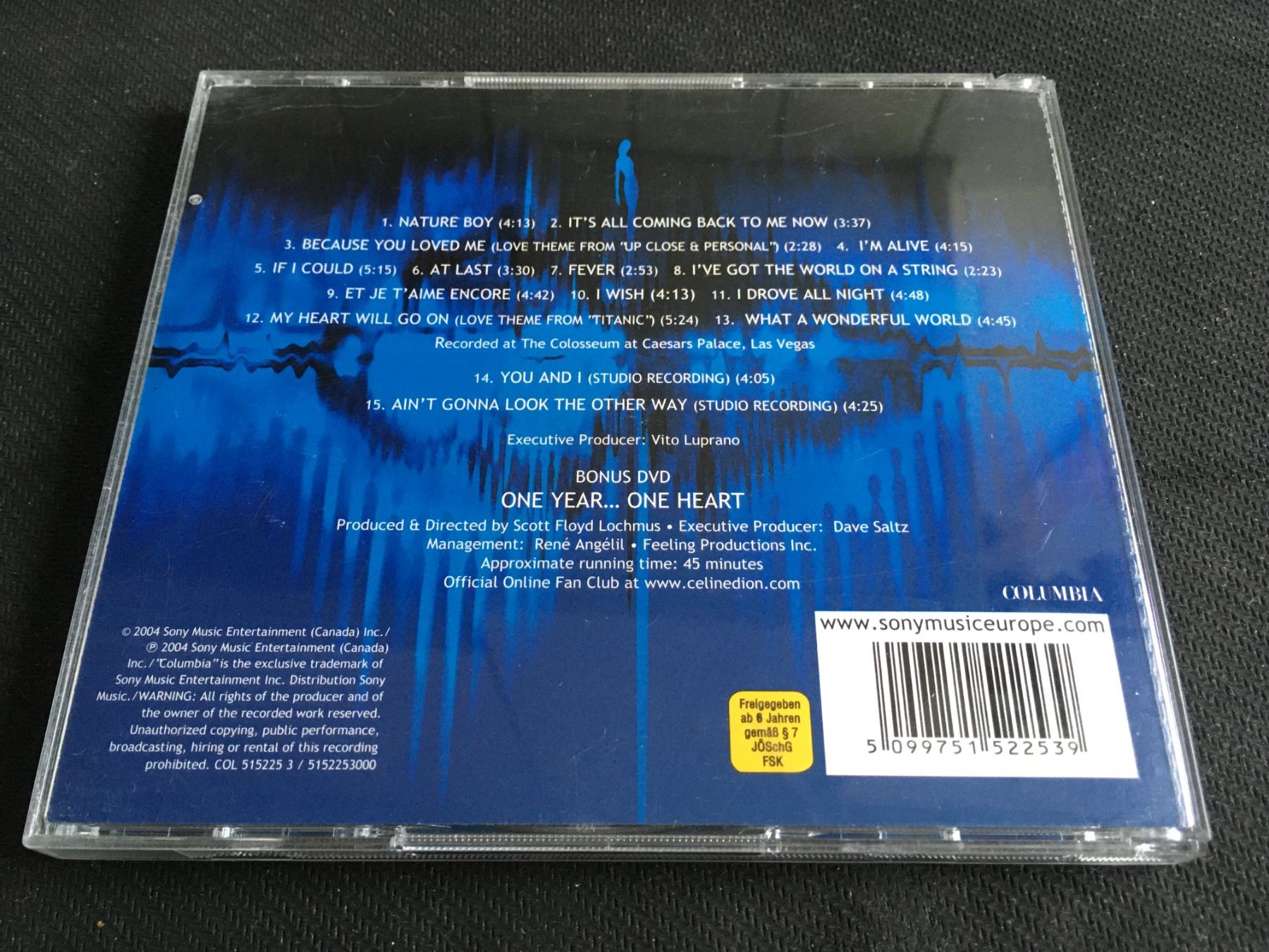 CDs: Celine Dion - Live in Las Vegas -CD- CD+DVD – D'occasion à St.Gallen par MedienJoe 2
