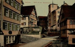 Herisau. Partie an der Bachstrasse