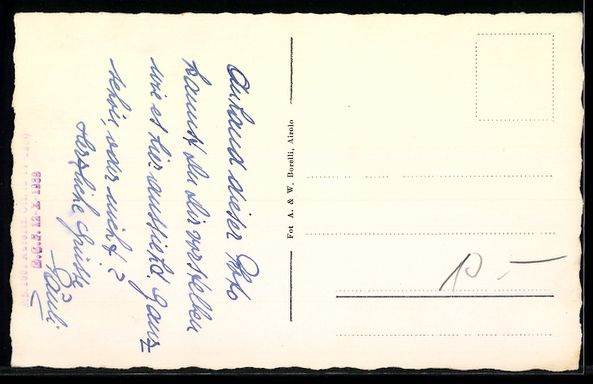Cartoline postali: Piotta, Via principale con P. Lucendro – Usato da Berlin venduto da bartko-reher 1