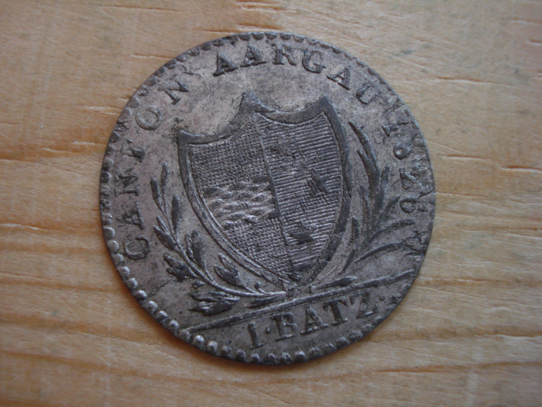 Tutti le monete: (P2) Aargau 1 Batzen 1826 – Usato da Erlach venduto da Net-Coins