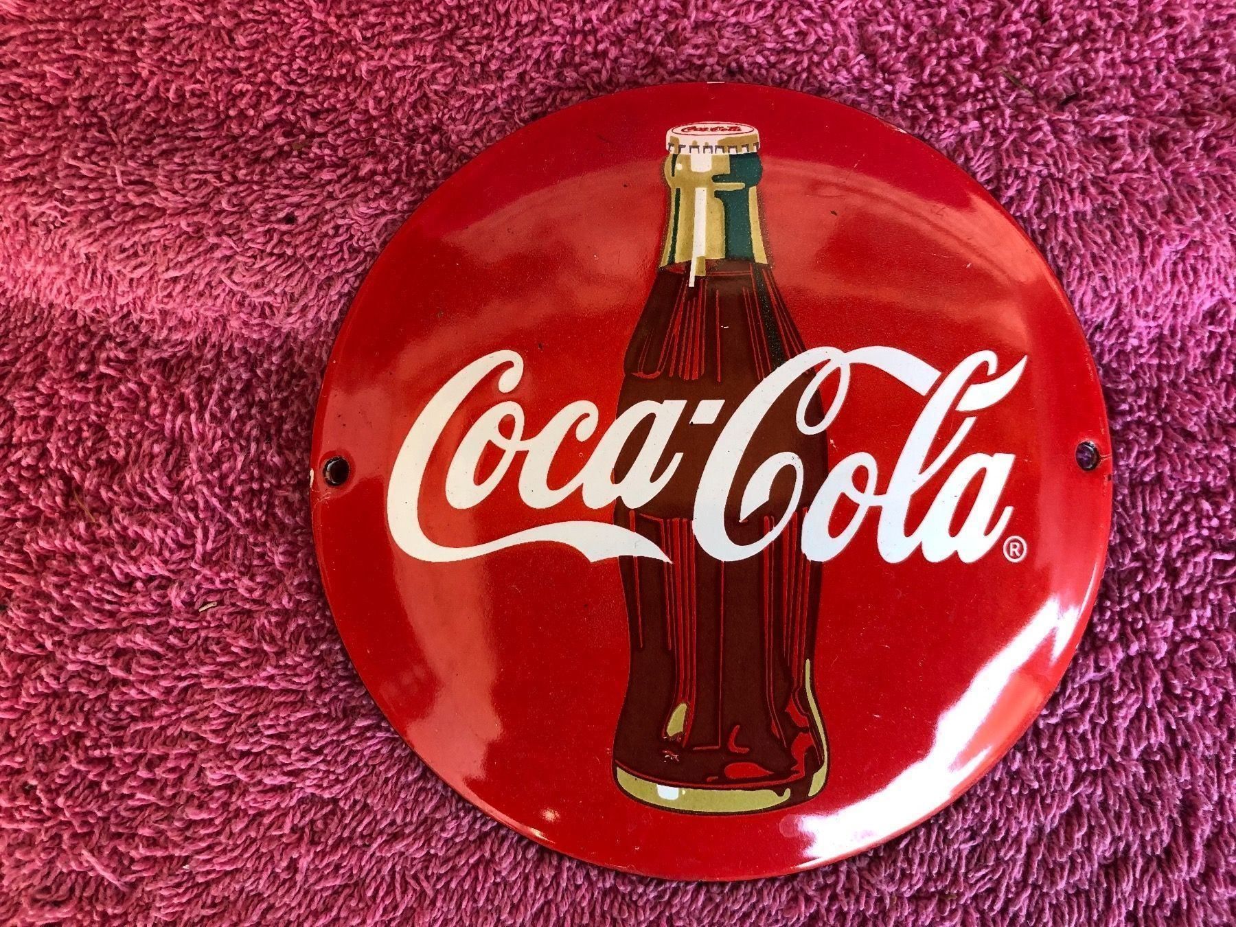 Coca-Cola Ecriteaux: Coca cola Flasche Werbung usa – Neuf avec emballage d'origine à Reinach AG par rares75