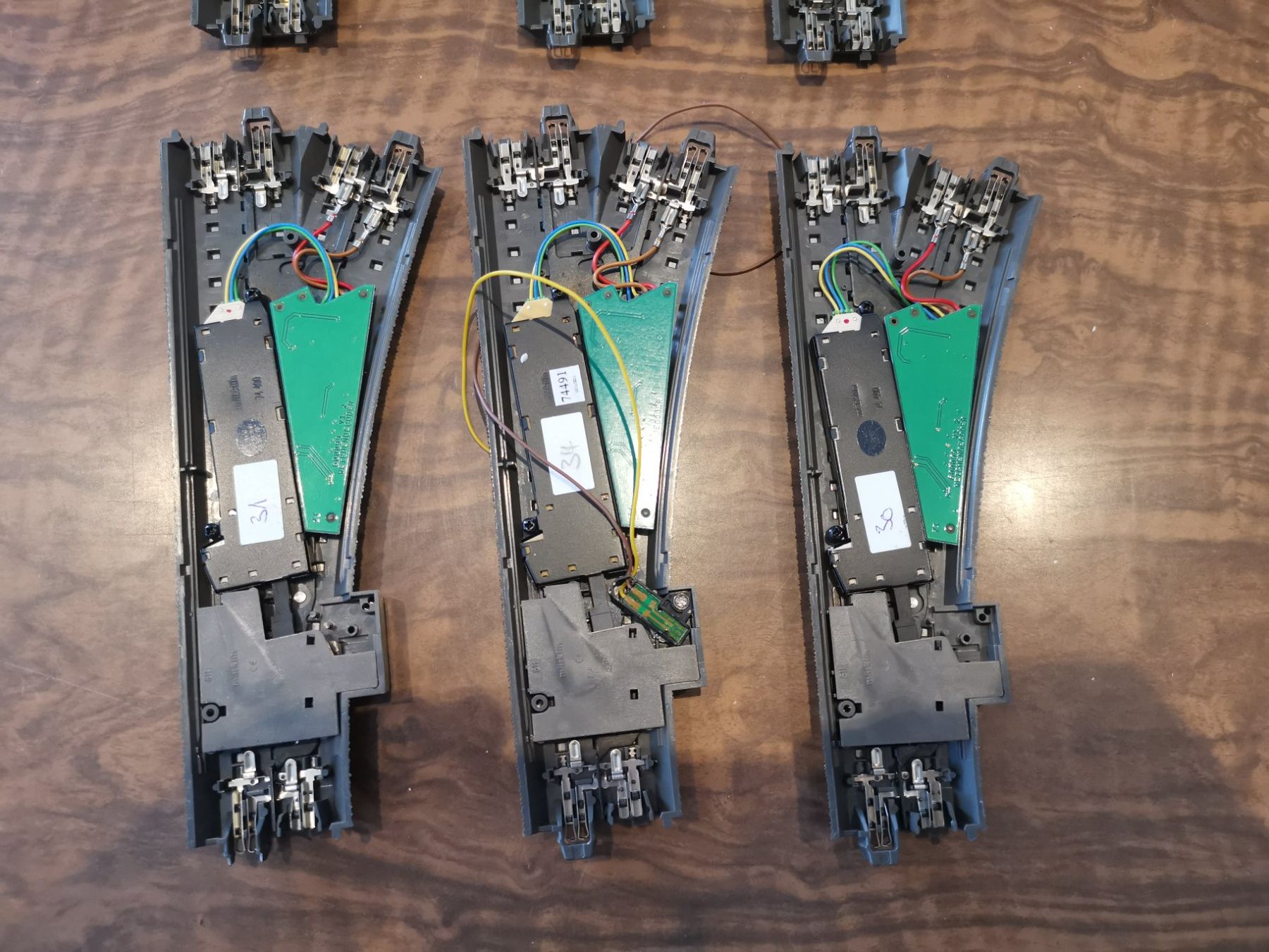 Märklin Modellini di ferrovie: 6x Märklin - Weichen links – Usato da St. Margrethen SG venduto da tribeli98 5
