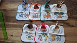 Lätzchen 7er Set Wochentage, Kinder
