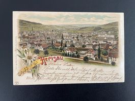 AK AR Litho Herisau, Dorfansicht