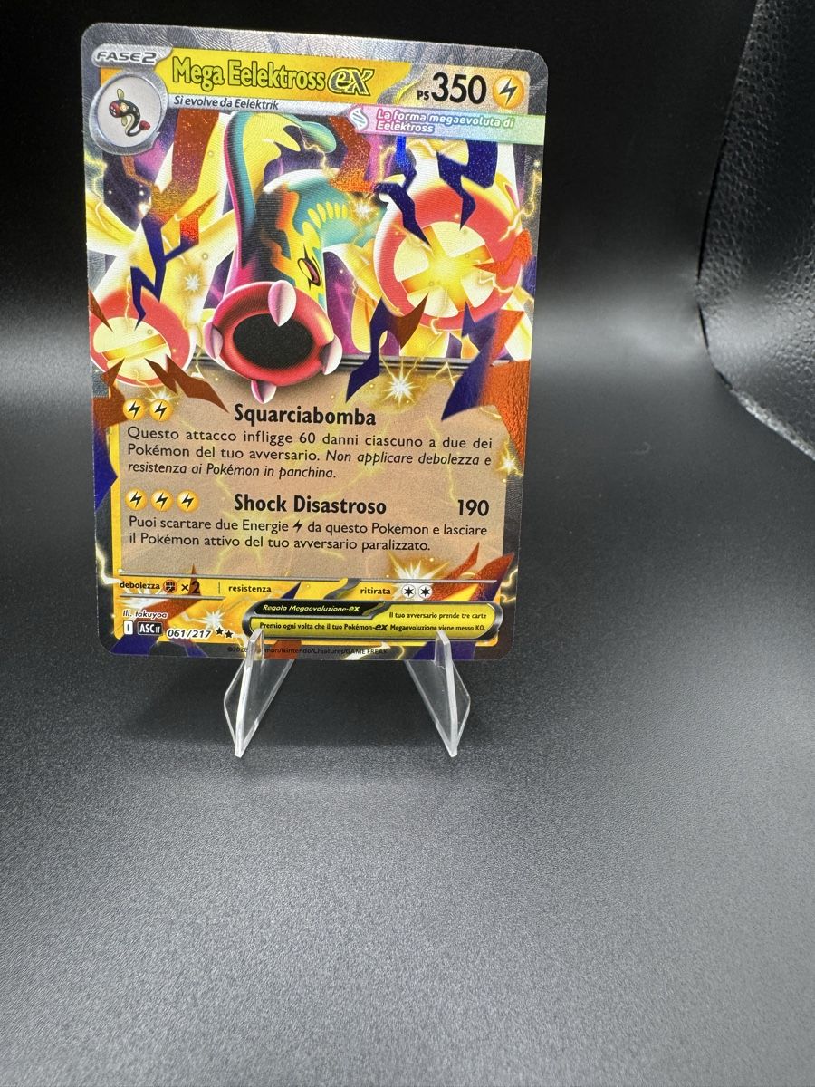 Pokémon Carte collezionabili: Mega Elecktross EX  061/217 ITA – Nuovo (secondo la descrizione) da Solduno venduto da OPHunters
