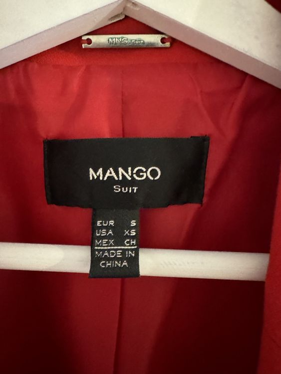 Mango Giacche: Roter Mango Blazer, Grösse S – Nuovo (secondo la descrizione) da Luzern venduto da anavuk 1