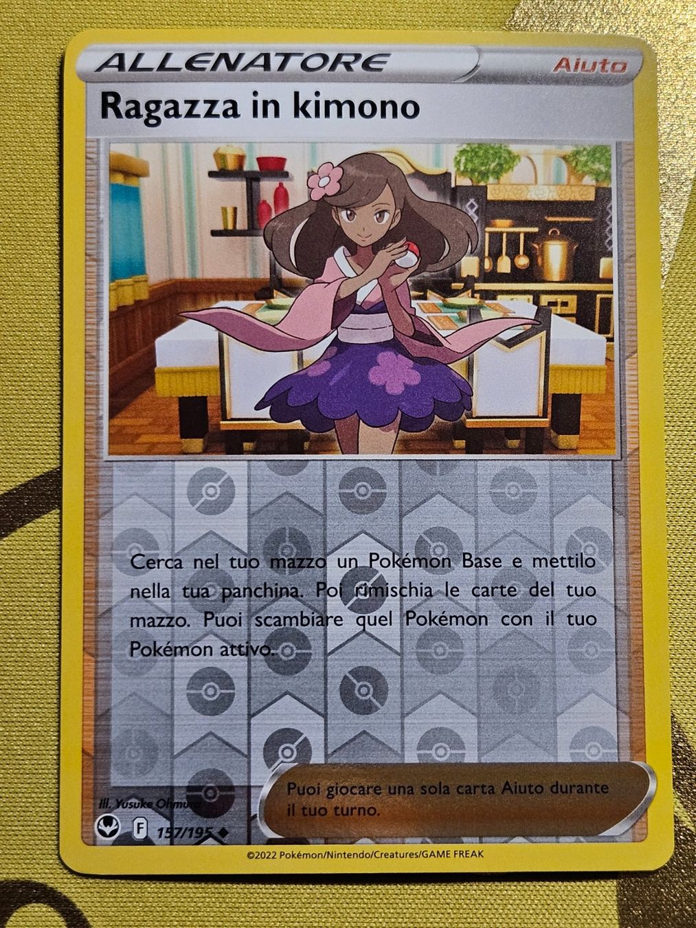 Pokémon Carte collezionabili: Silver Tempest - Ragazza in kimono 157/195 IT – Usato da Bellinzona venduto da Pokemarco